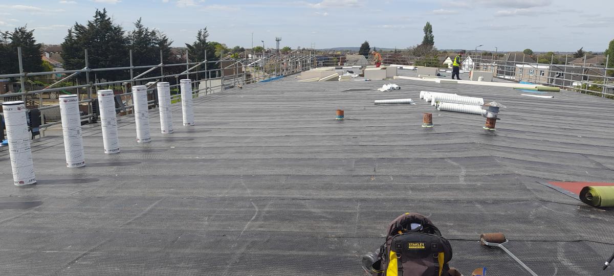 Roof works at the Paddocks