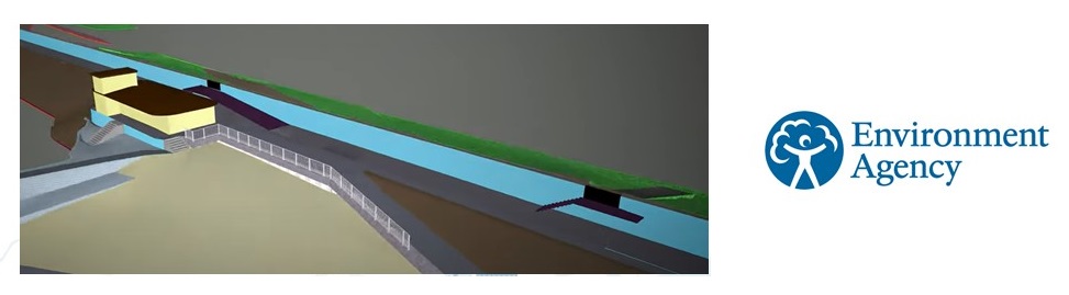 3D model of revetment works