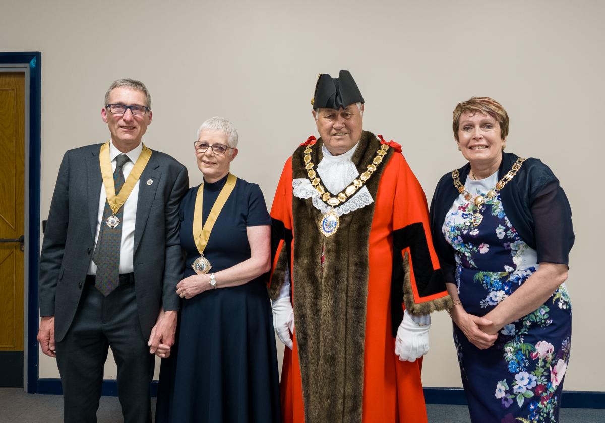 Mayor, mayoress, deputy mayor and consort