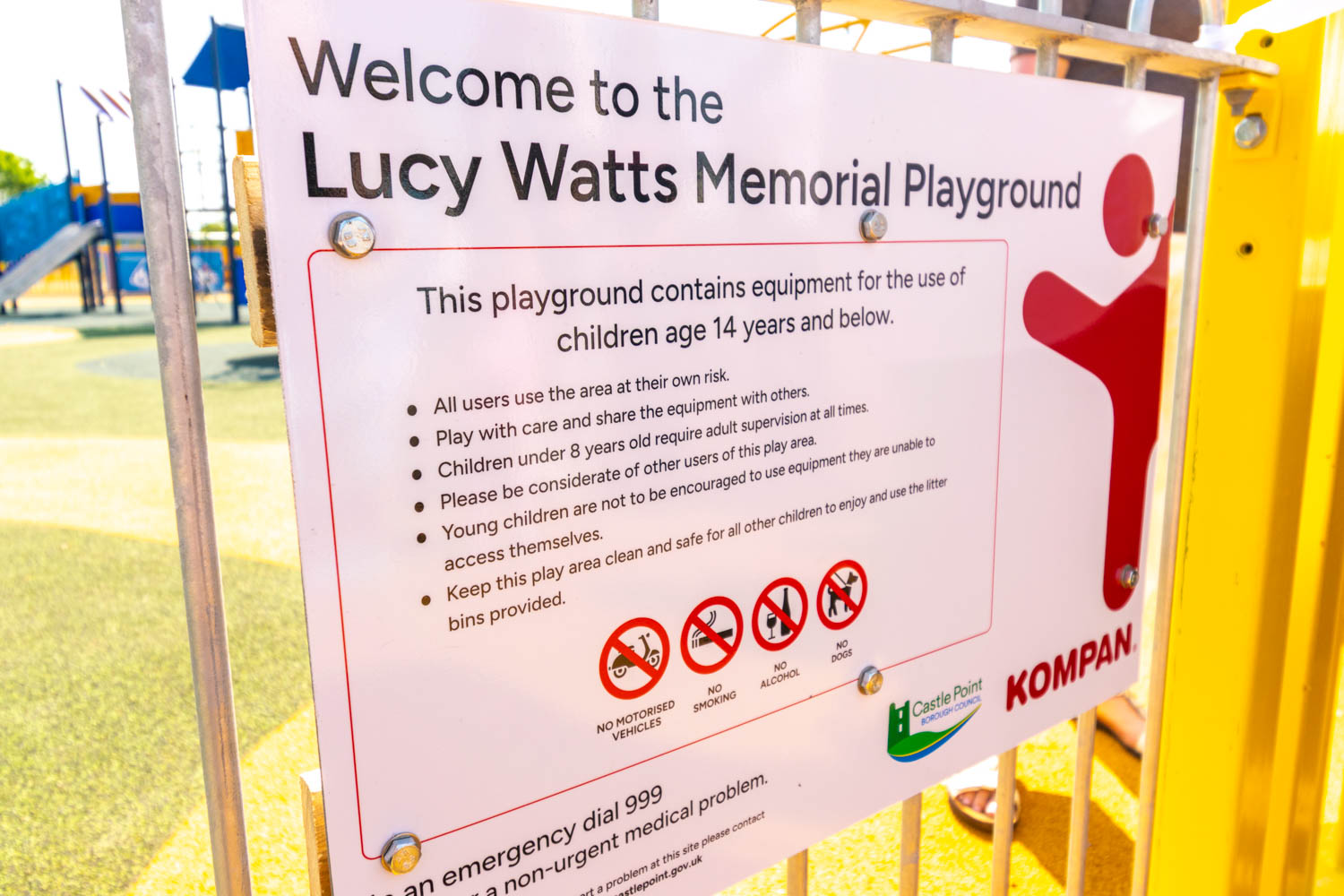 Lucy watts memorial plaque