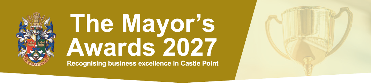 Mayor's Awards banner image in the centre of the page
